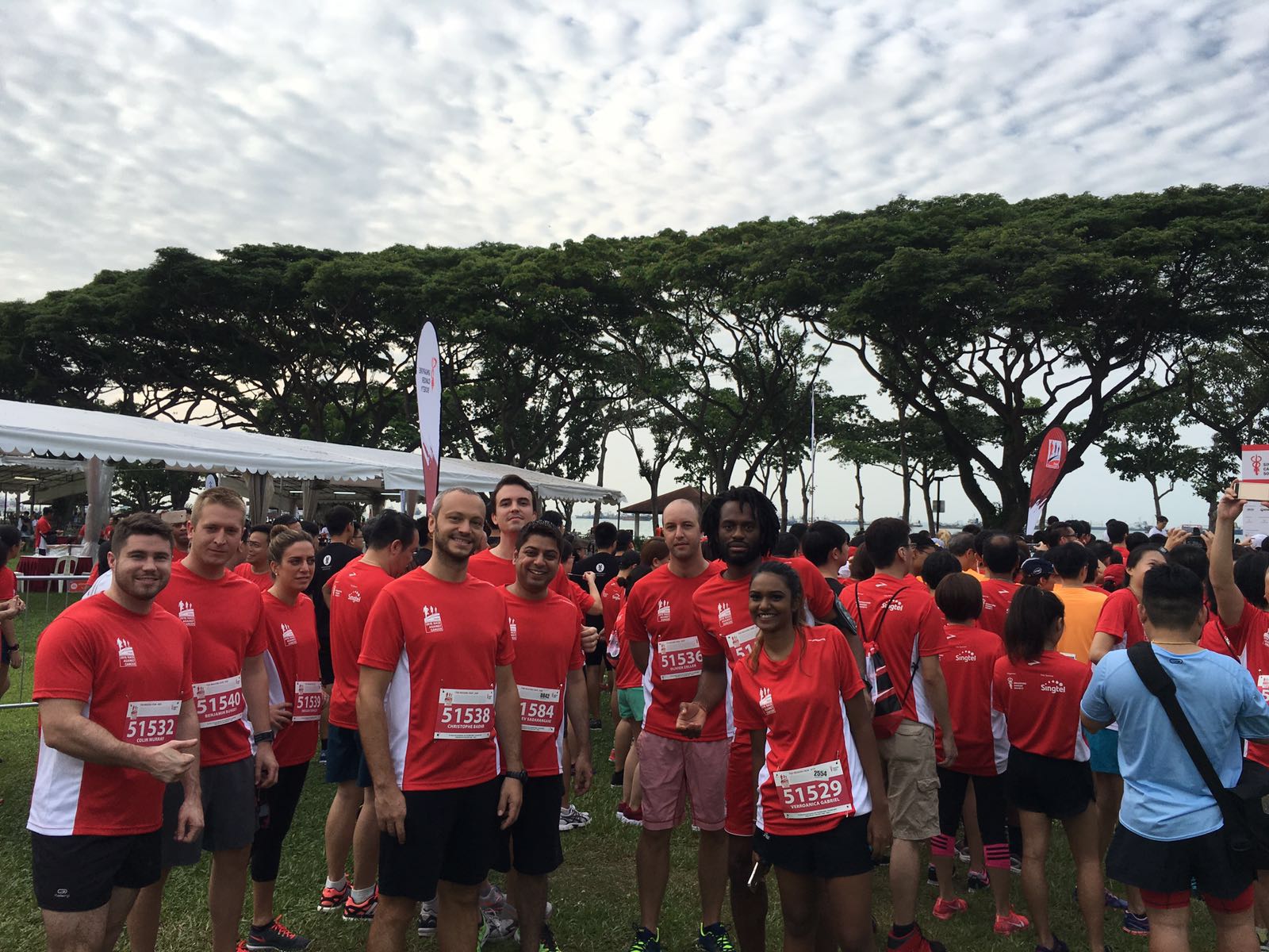 Pacific Prime Singapore Race Against Cancer team