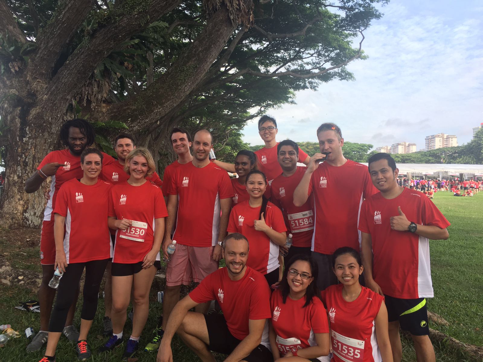 Pacific Prime Singapore Race Against Cancer team