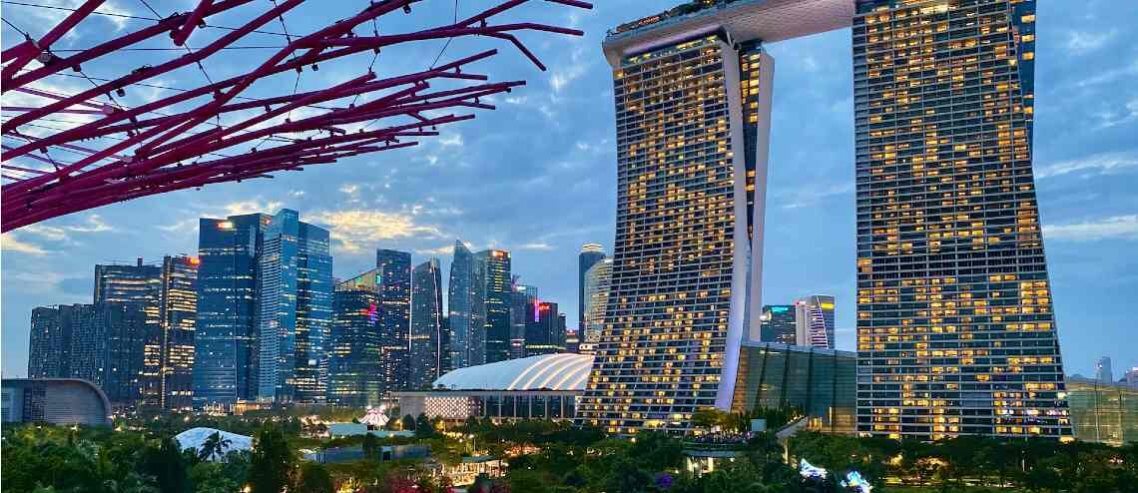Singapore Marina Bay Sands Skyline